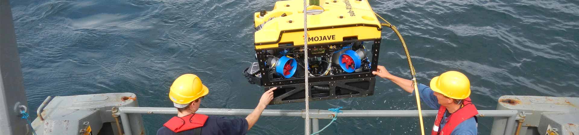Deploying a remotely operated vehicle (ROV) for testing